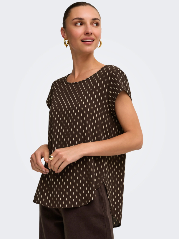 ONLVIC S/S AOP TOP NOOS WVN - Image 4