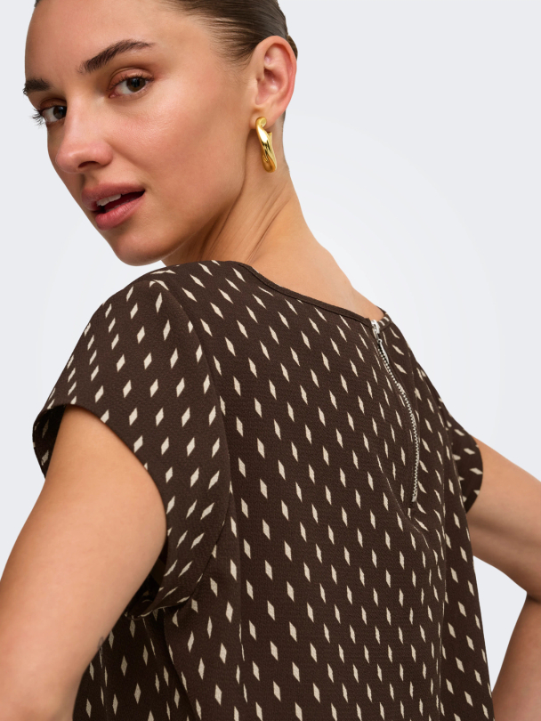 ONLVIC S/S AOP TOP NOOS WVN - Image 6