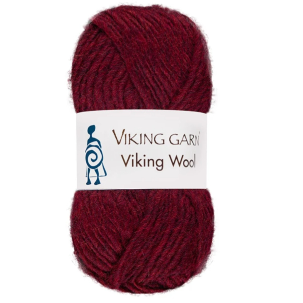 Viking Wool - 555 - Mørk Rød