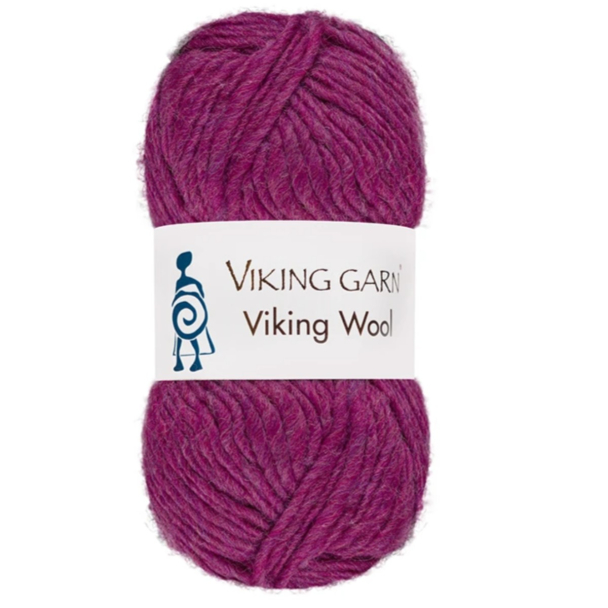 Viking Wool - 566 - Mørk Rosa