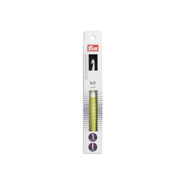 Heklenål 6,0 Prym Ergonomics 17cm