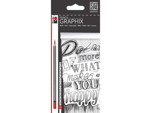 Blyant grafitt Marabu Graphix Pencil – 6B-5H – 12stk