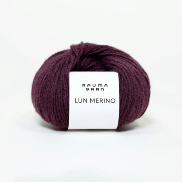 Lun Merino - 42 - Mørk burgunder - Image 1