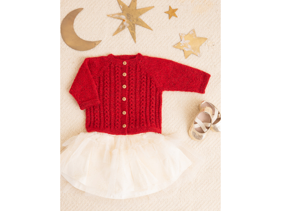 201-13 Babyjakke av Evanescent & Tradi-Merino