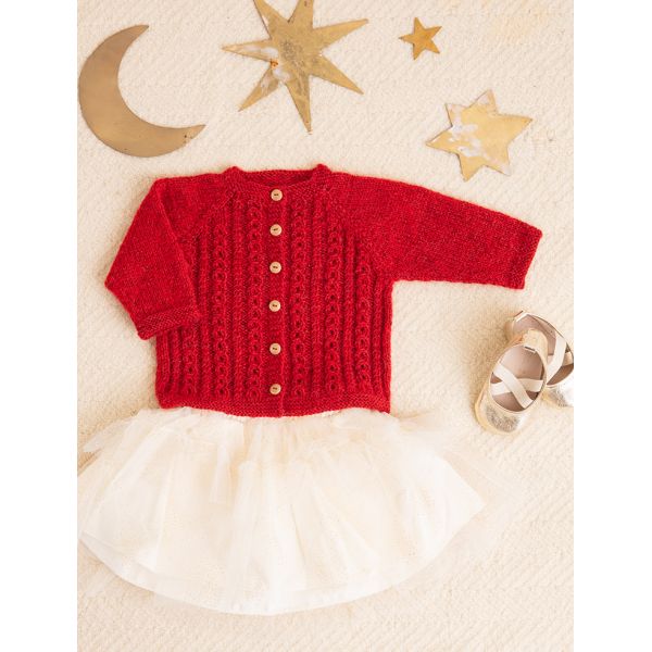 201-13 Babyjakke av Evanescent & Tradi-Merino