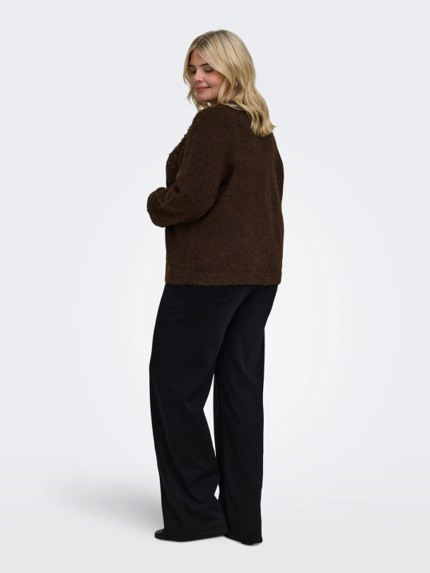 CARMIGGIE LS O-NECK PEARL CARDIGAN KNT - Image 6