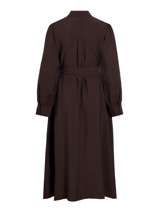 VIALINIA CAROL L/S MIDI SHIRT DRESS/LN - Image 2