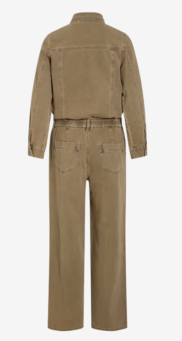 Jolie Denim Jumpsuit - Petrifed Oak - Image 2
