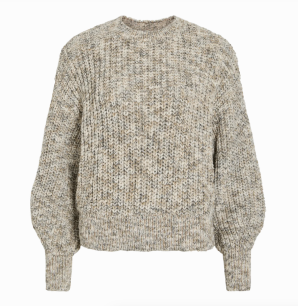 Laura L/S O-neck Knit - Birch - Image 3