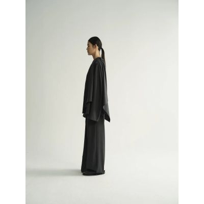 Astra Diamond Cut Trousers Dark Grey