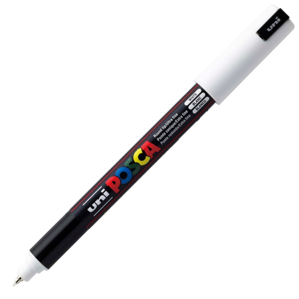 Uni POSCA PC-1MR – Ultra-Fine 0,7mm – 1 White