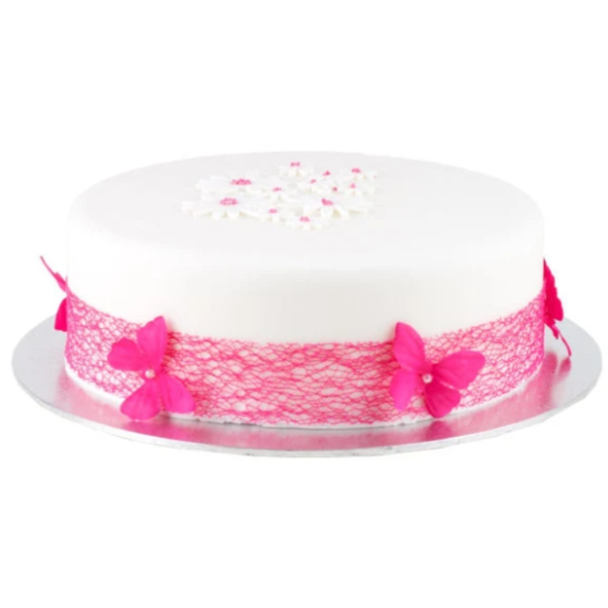 Kakebrett runde, 2pk, Sølv 25cm - Image 2