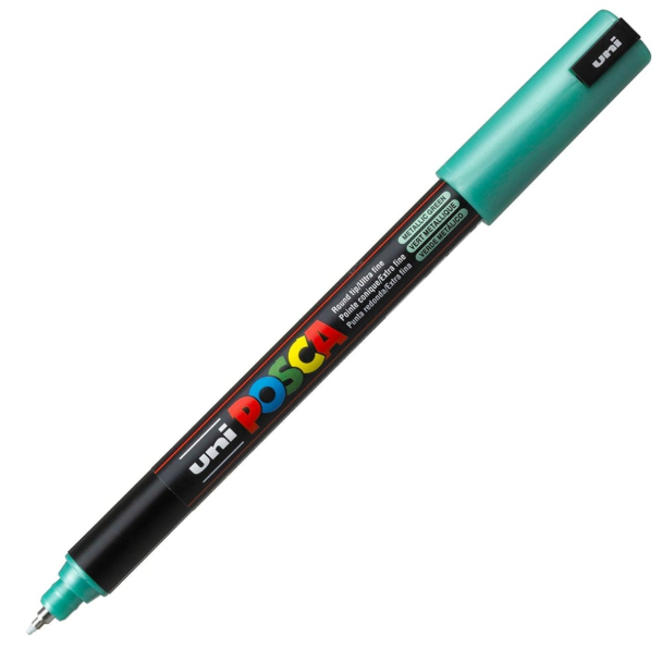 Uni POSCA PC-1MR – Ultra-Fine 0,7mm – M6 Metallic Green