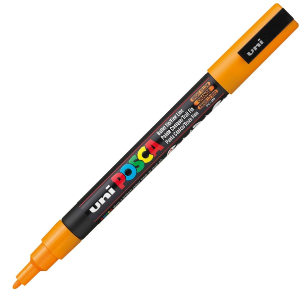 Uni POSCA PC-3M – Fine 0,9-1,3mm – 3 Bright Yellow
