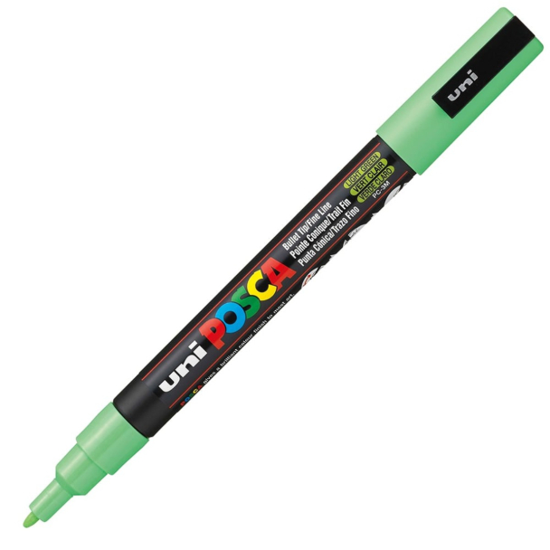 Uni POSCA PC-3M – Fine 0,9-1,3mm – 5 Light Green