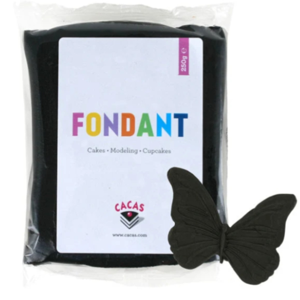 Fondant Cacas - Svart 250g
