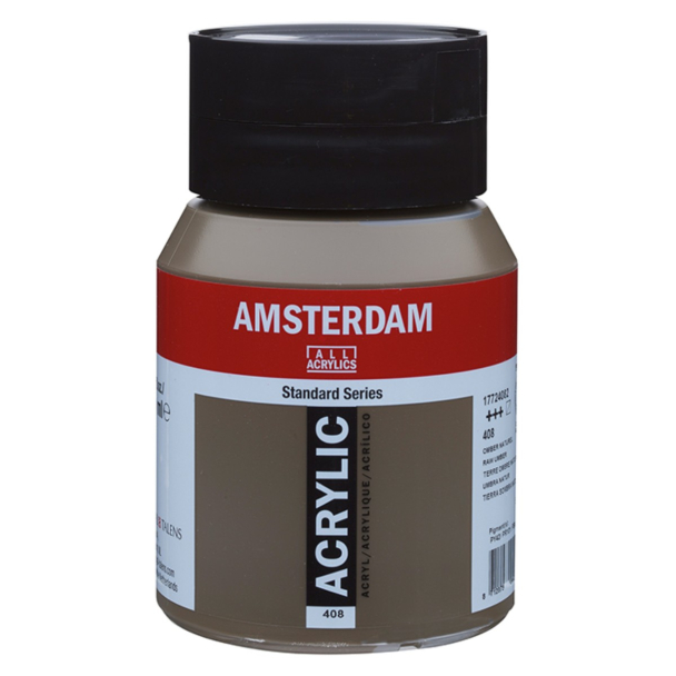 Amsterdam Standard Akryl 500ml – 408 Raw Umber