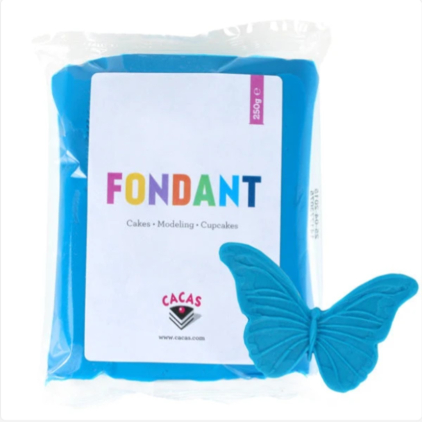Fondant Cacas - Blå 250g