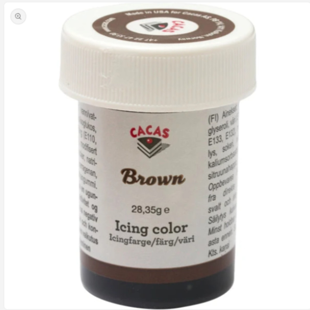 Icingfarge - Brun Cacas 28,35 g