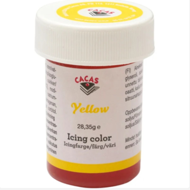 Icingfarge - Gul Cacas 28,35 g