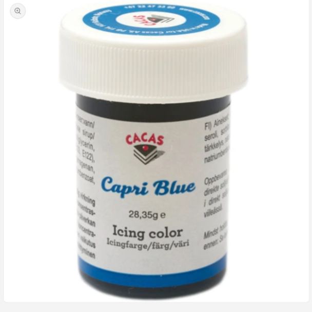 Icingfarge Marineblå Cacas 28,35 g