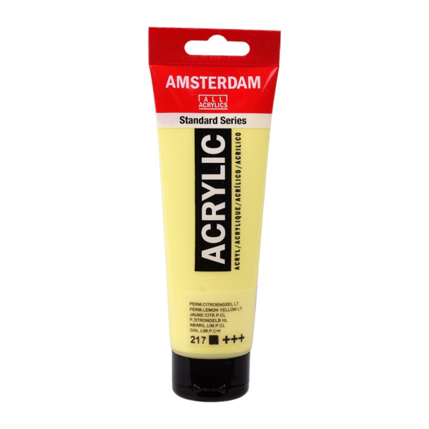 Amsterdam Standard Akryl 120ml - 217 Perm. Lemon Light