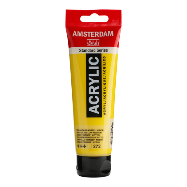 Amsterdam Standard Akryl 120ml - 272 Transp.yell. medium