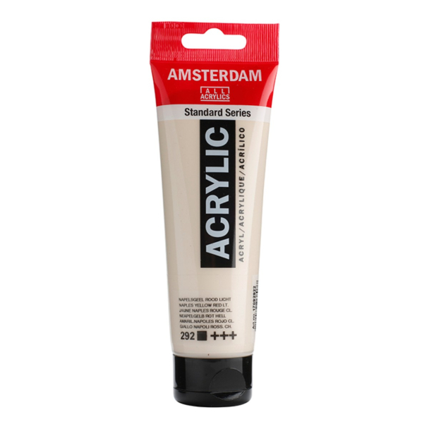 Amsterdam Standard Akryl 120ml - 292 Naples yellow red light
