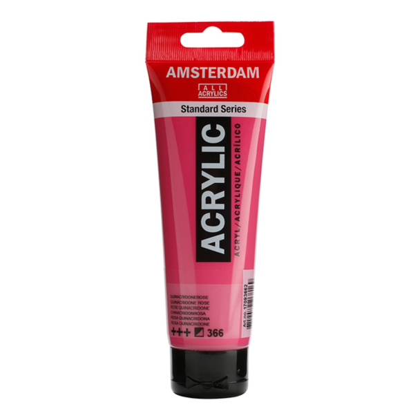 Amsterdam Standard Akryl 120ml - 366 Quinacridone rose
