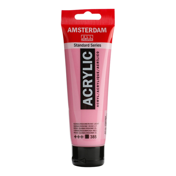 Amsterdam Standard Akryl 120ml - 385 Quinacridone rose lt.