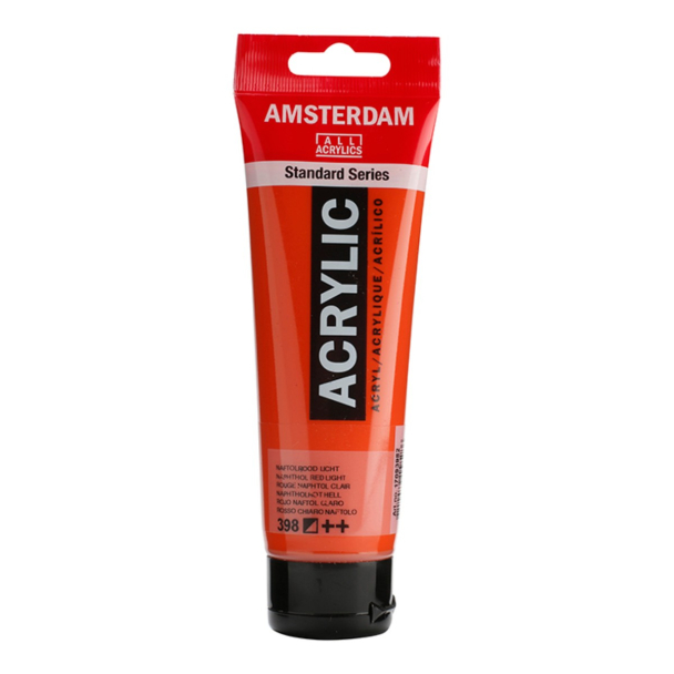 Amsterdam Standard Akryl 120ml - 398 Napthol red light