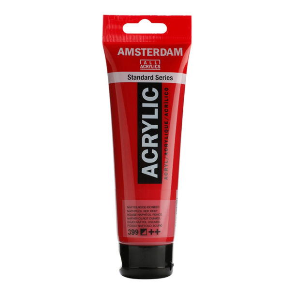 Amsterdam Standard Akryl 120ml - 399 Napthol red deep