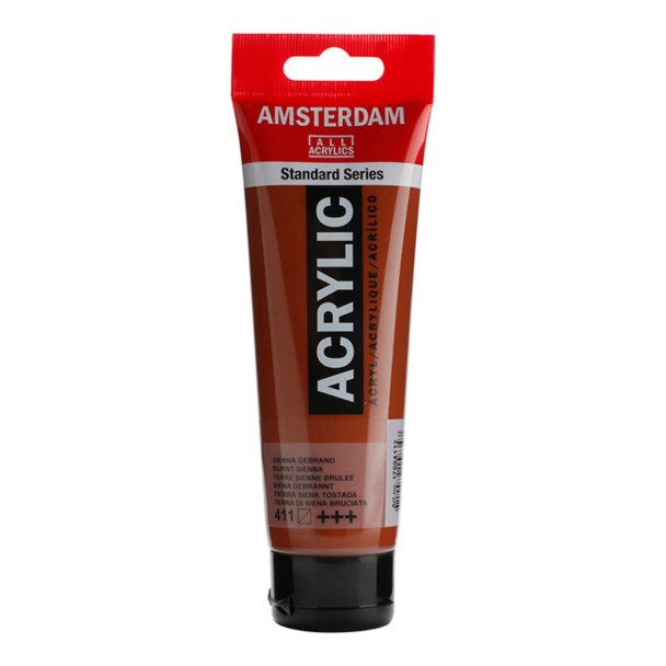 Amsterdam Standard Akryl 120ml - 411 Burnt sienna