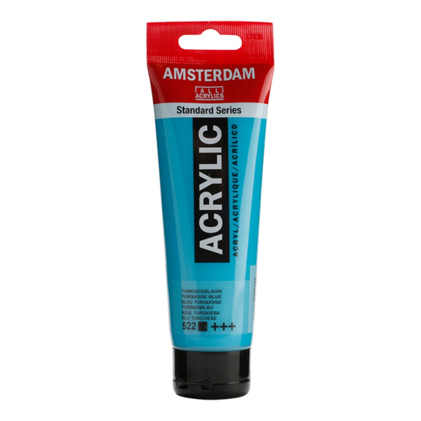 Amsterdam Standard Akryl 120ml - 522 Turquoise blue