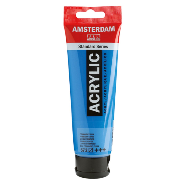 Amsterdam Standard Akryl 120ml - 572 Primary cyan