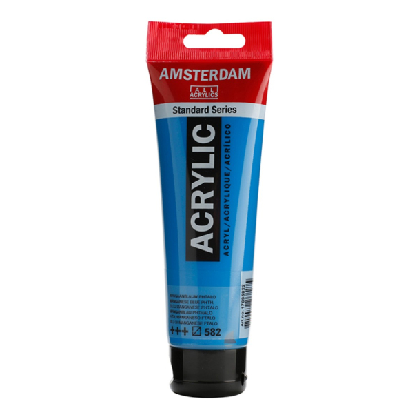 Amsterdam Standard Akryl 120ml - 582 Maganese blue phth.