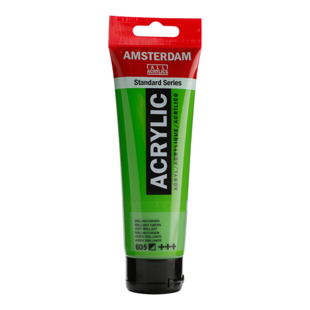 Amsterdam Standard Akryl 120ml - 605 Brilliant green