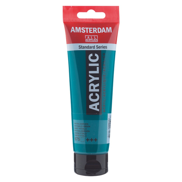 Amsterdam Standard Akryl 120ml - 675 Phthalo Green