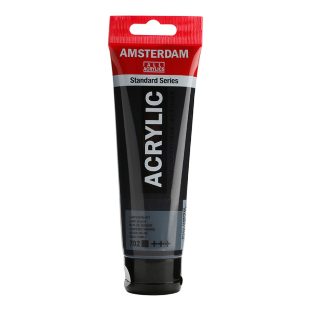 Amsterdam Standard Akryl 120ml - 702 Lamp black