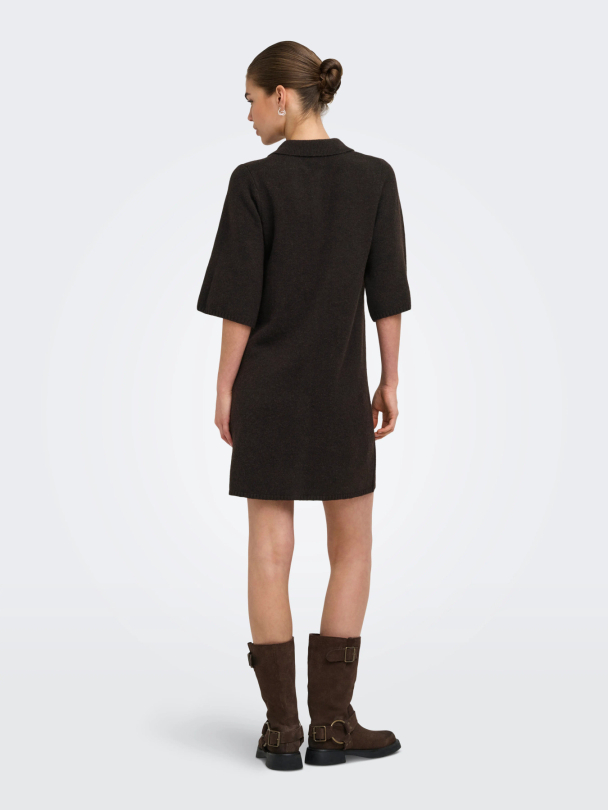 ONLALIVIA 2/4 COLLAR DRESS KNT - Image 5