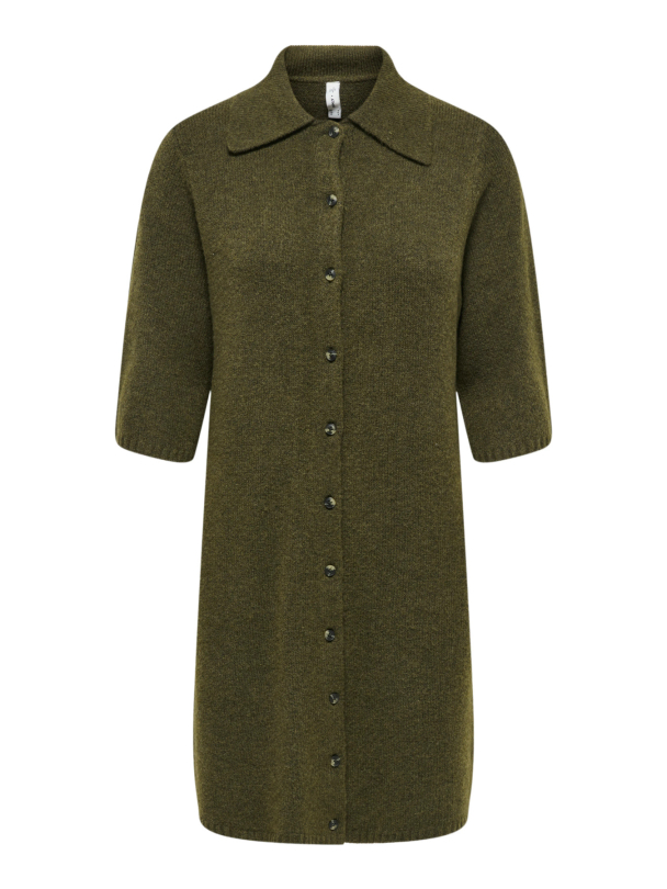 ONLALIVIA 2/4 COLLAR DRESS KNT - Image 1