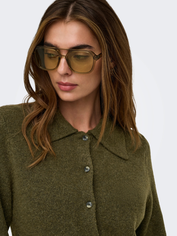 ONLALIVIA 2/4 COLLAR DRESS KNT - Image 5
