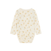 Body Fold Pointelle, Eggnog / Rabbit - Petit Piao