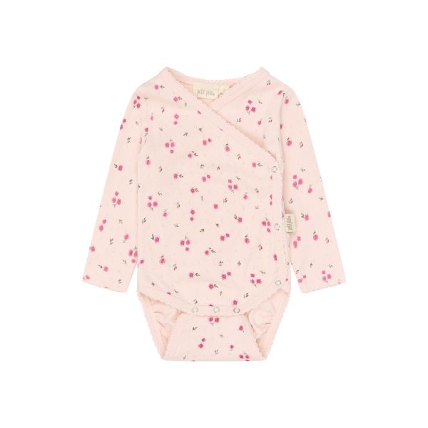 Body Fold Pointelle, Mauve Chalk / Rosehip - Petit Piao