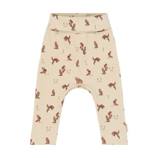 High Waist Leggings, Cement / Fox - Petit Piao