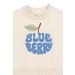 Genser / Sweatshirt, Eggnog / Blueberry - Petit Piao