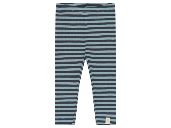 Leggings Modal, Lead Striped - Petit Piao