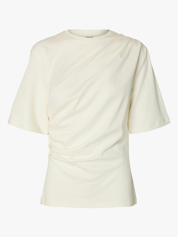 Oline Light Twist Tee - Egret 