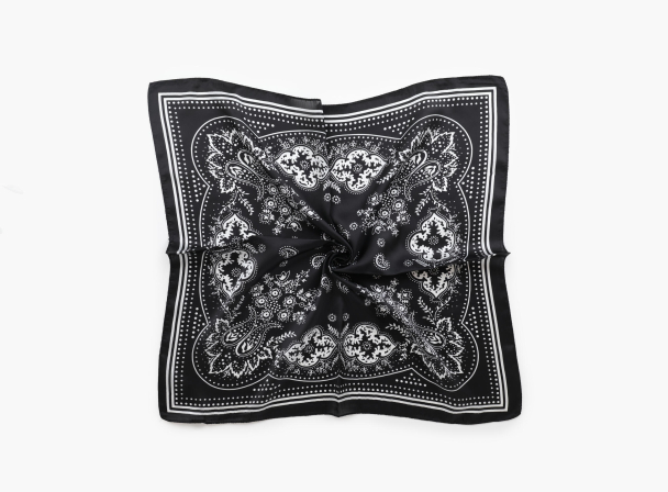 Paisley Skjerf - Sort  - Image 2