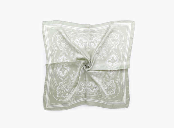 Paisley Skjerf - Mint Grønn - Image 2